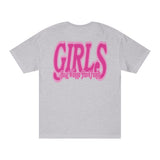 Girls Just Wanna Have Funds Tee In Grey (Pink)