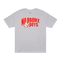 No Broke Boys Tee In Grey