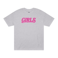 Girls Just Wanna Have Funds Tee In Grey (Pink)