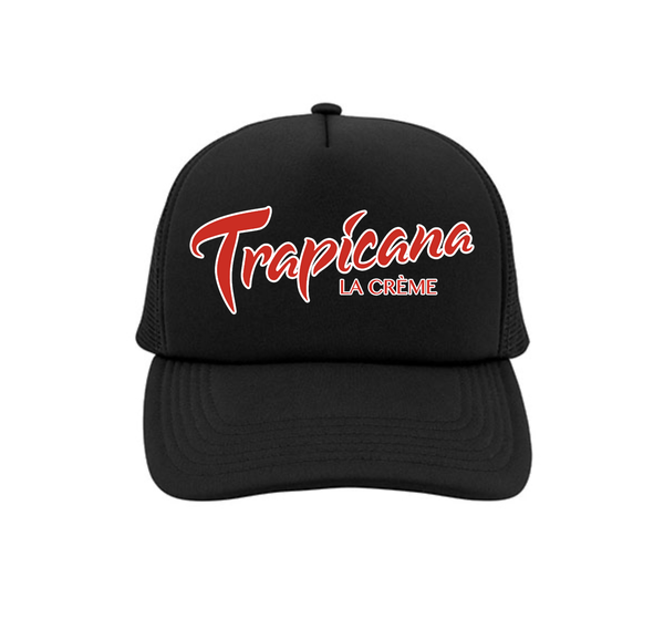 Trapicana Trucker In Black (Red/White)