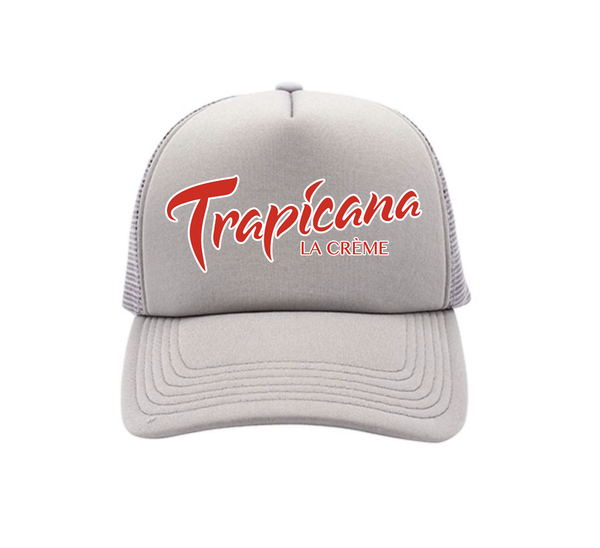 Trapicana Trucker In Grey (Red/White)